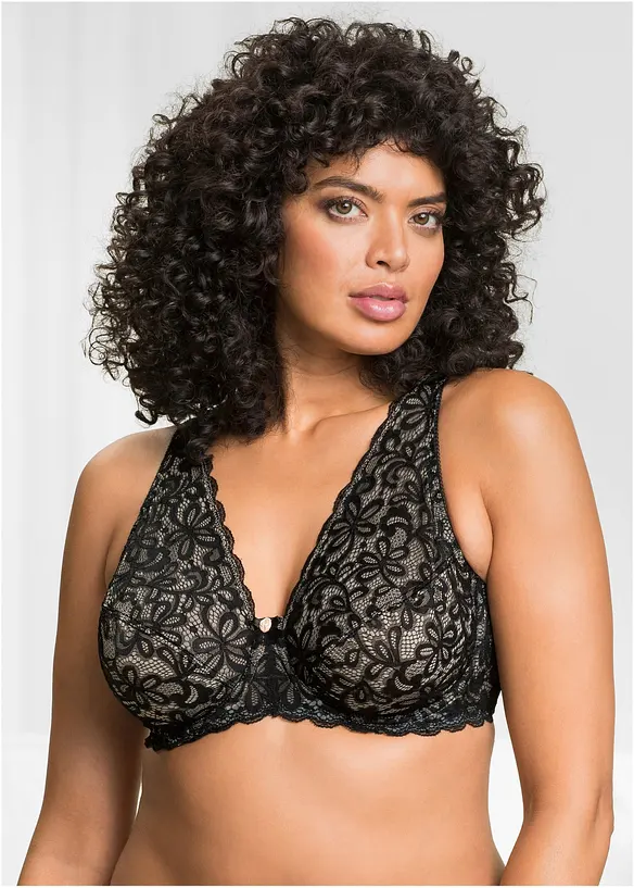 Spile-BH med nydelige blonder, bonprix