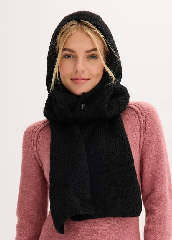 Hette med skjerf, bonprix