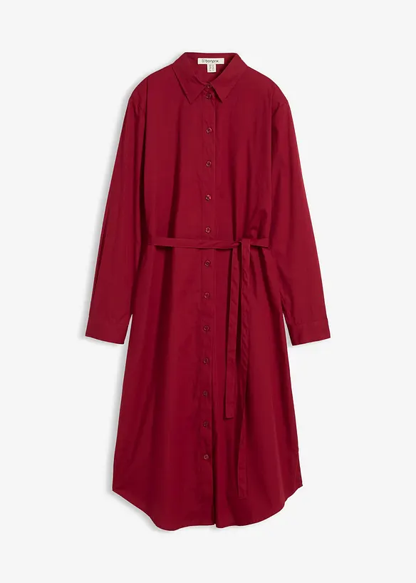 Midikjole i 100% økologisk bomull, bonprix