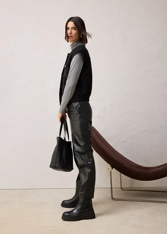 Vest med ull, bonprix