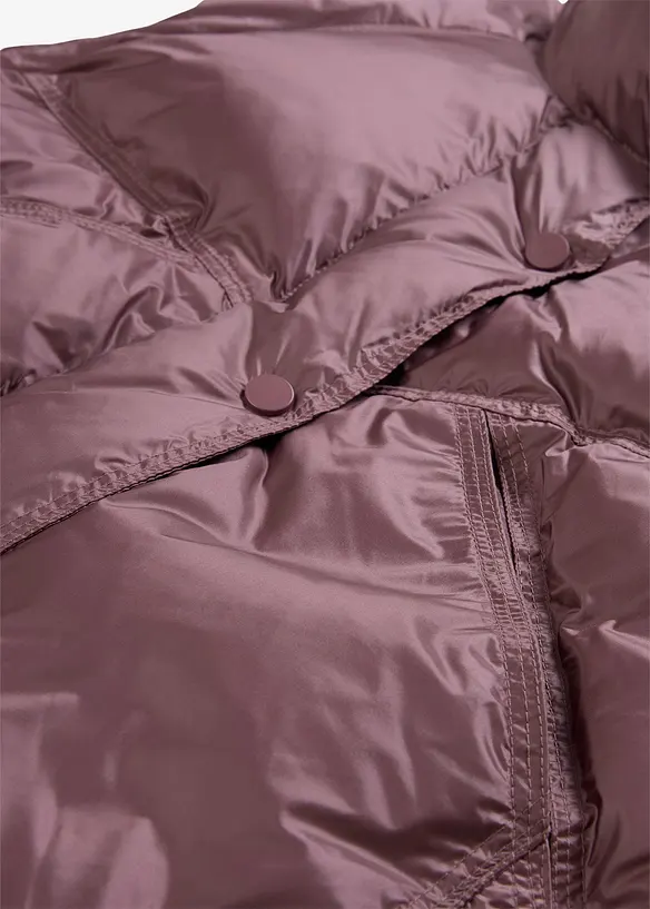 Vattert vest med resirkulert dun, bonprix