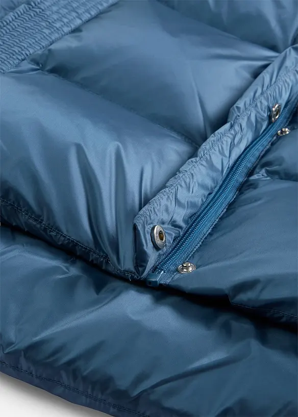 Dunjakke med resirkulert dun og ermer i strikket materiale, bonprix