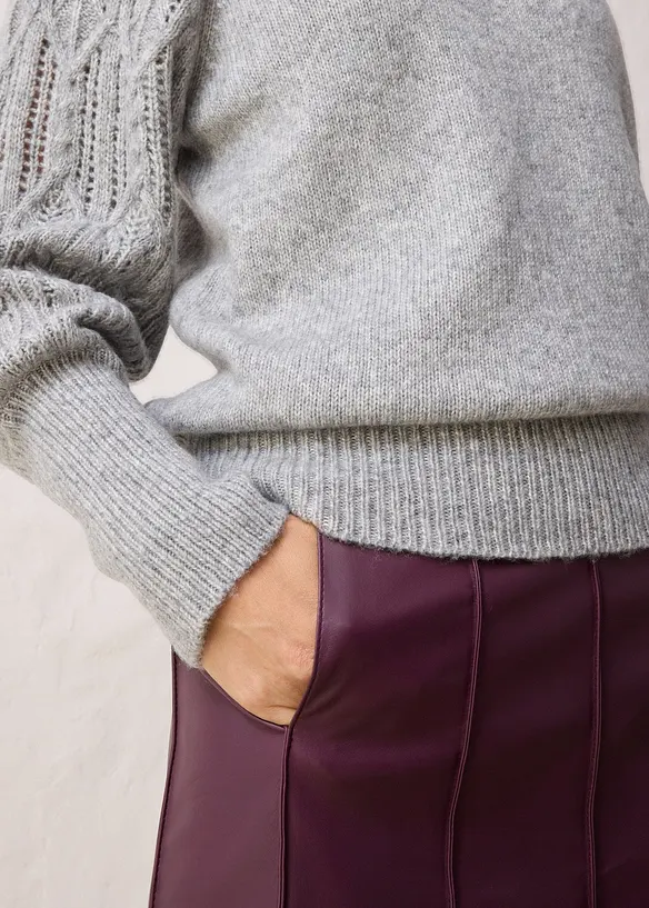 Genser med ull, bonprix