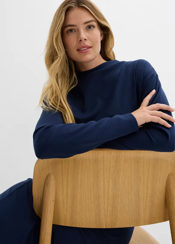 Midikjole i viskosemiks, bonprix