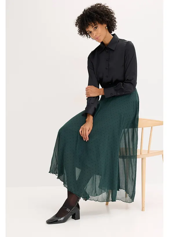 Chiffonskjørt, bonprix