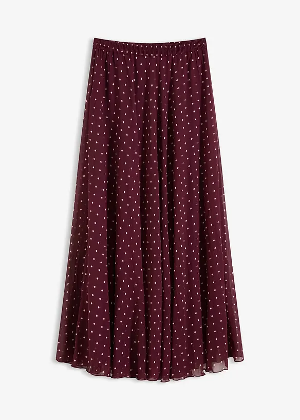 Chiffonskjørt, bonprix