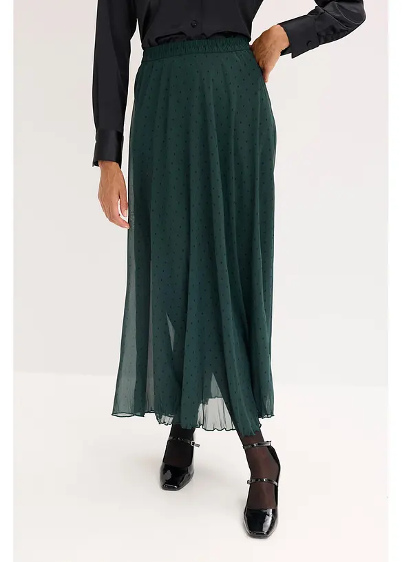 Chiffonskjørt, bonprix