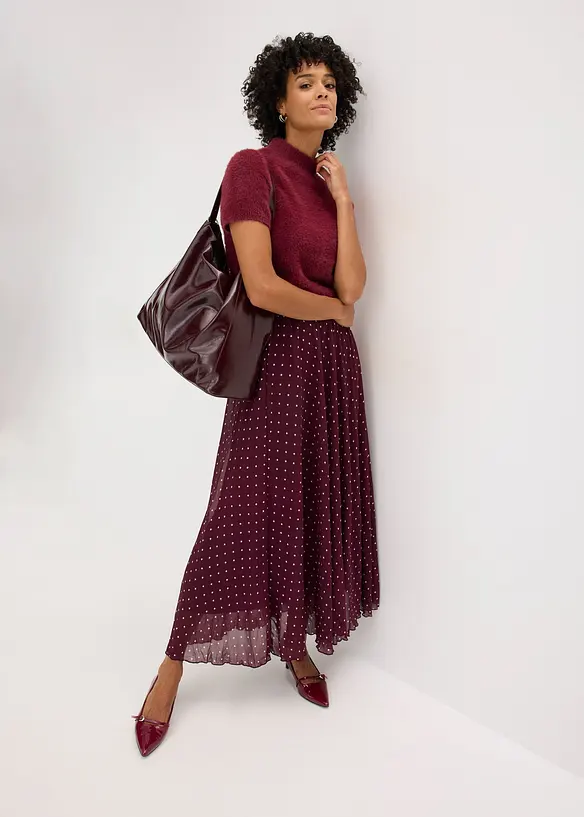 Chiffonskjørt, bonprix