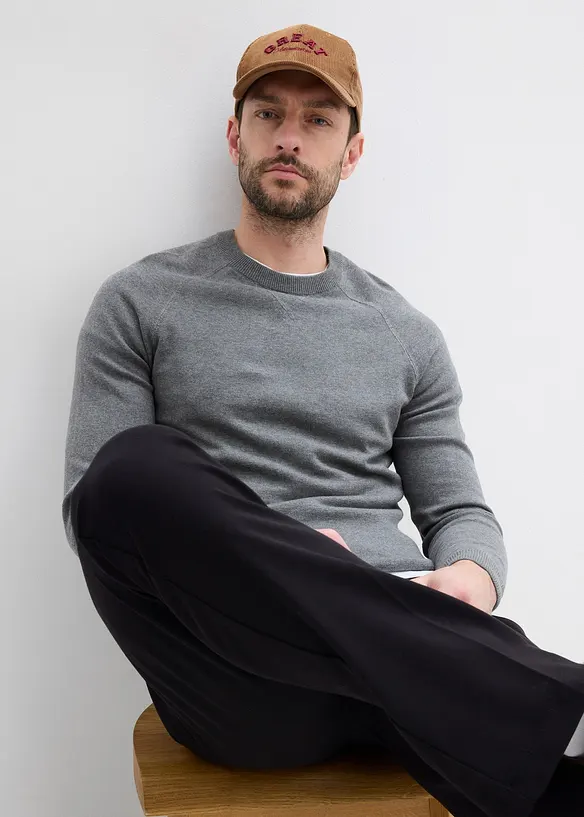 Finstrikket genser (2-pack) av 100%  bomull, bonprix