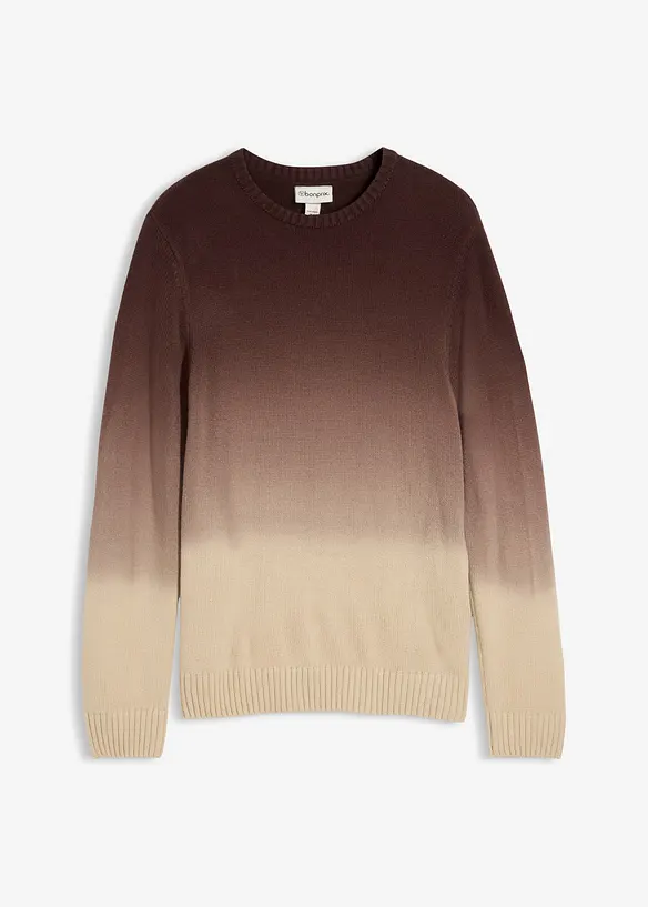 Genser i finstrikk med fargegradering, bonprix