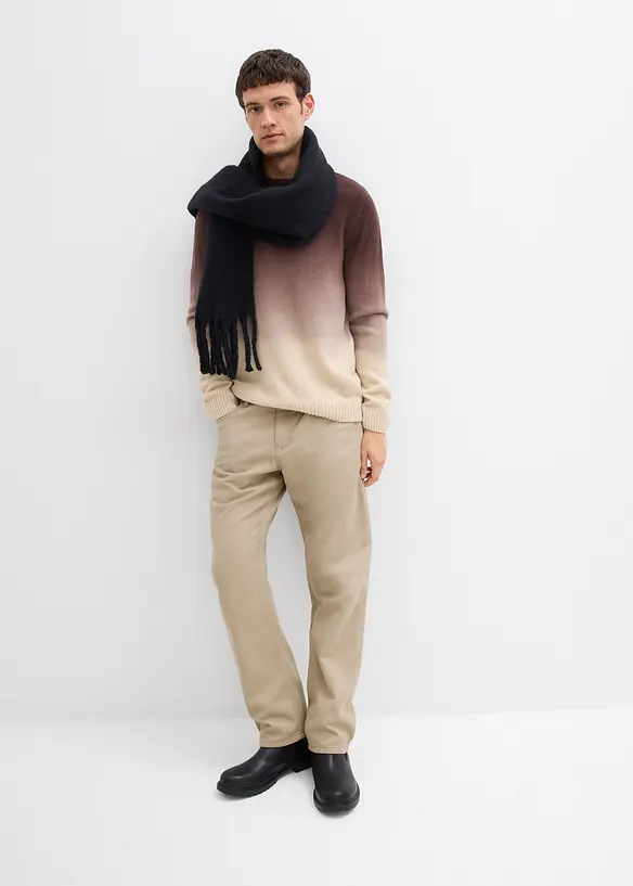 Genser i finstrikk med fargegradering, bonprix