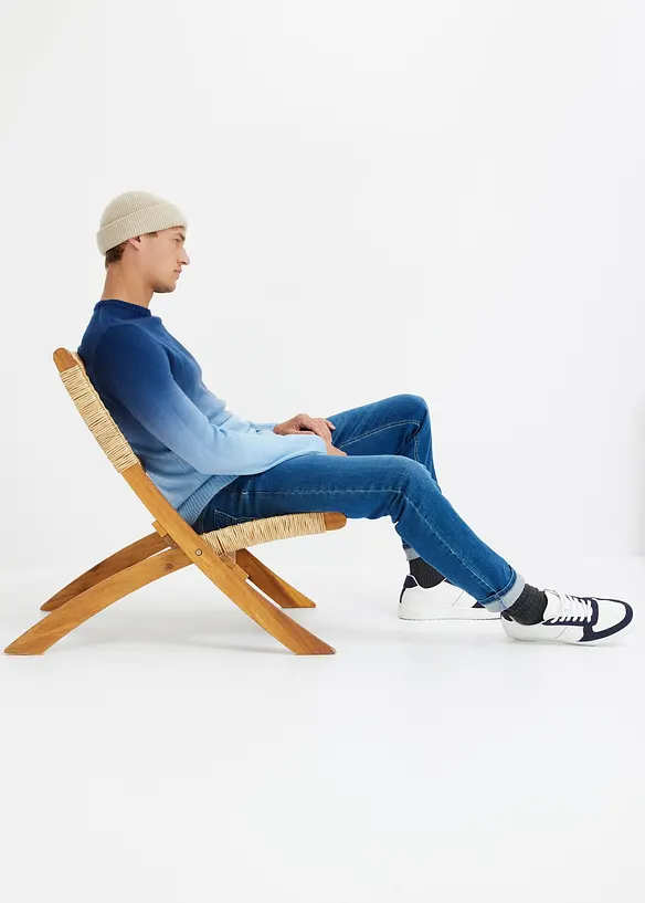 Genser i finstrikk med fargegradering, bonprix