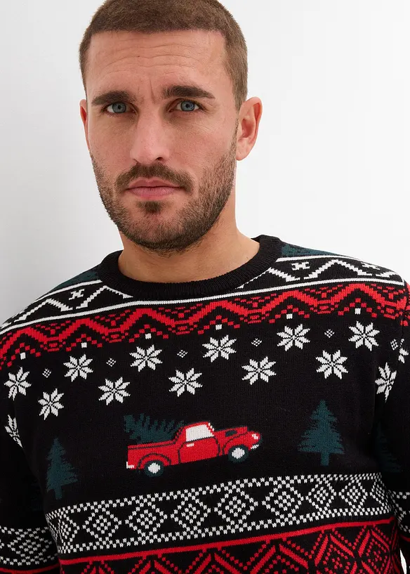 Finstrikket julegenser, bonprix