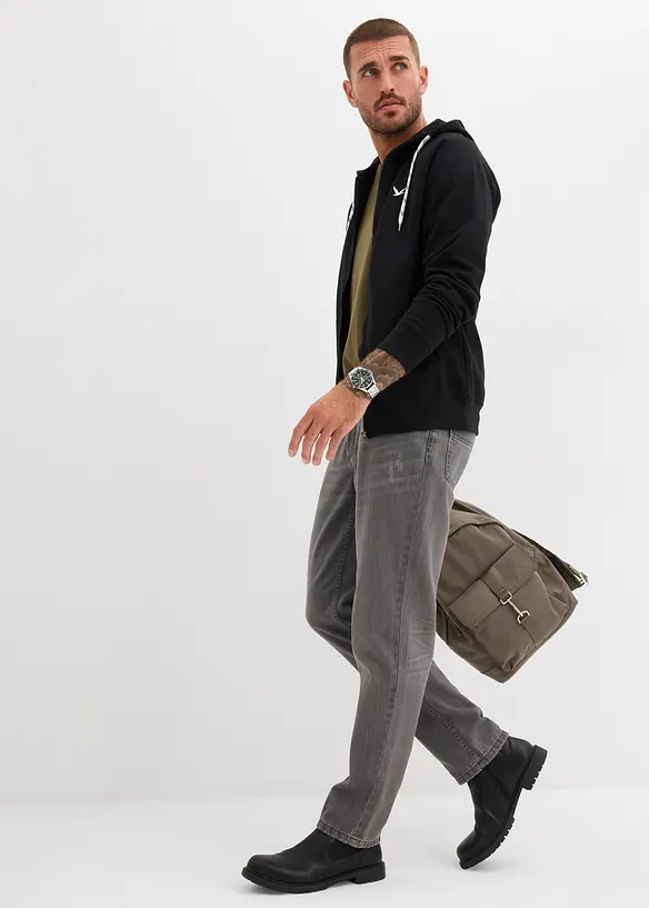 Hettejakke med kontrastfargede detaljer, bonprix