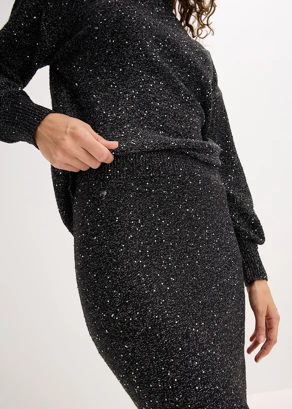 Strikket skjørt, bonprix