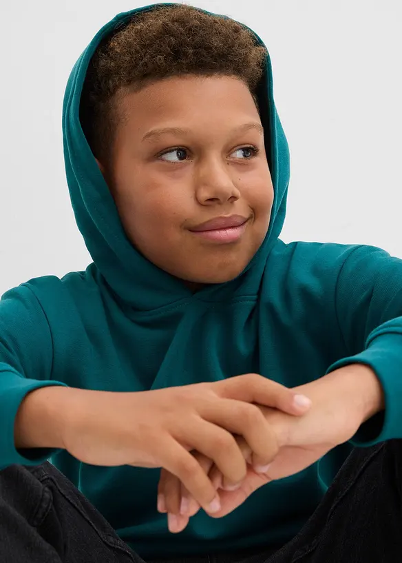 Hettegenser i myk bomullsmiks, bonprix