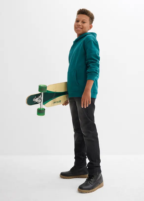 Hettegenser i myk bomullsmiks, bonprix