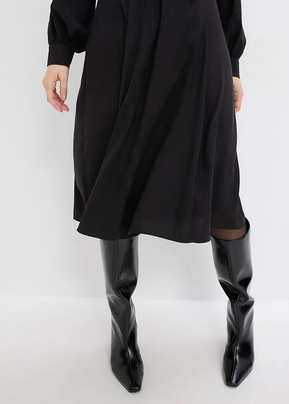 Midikjole med perleapplikasjon, bonprix