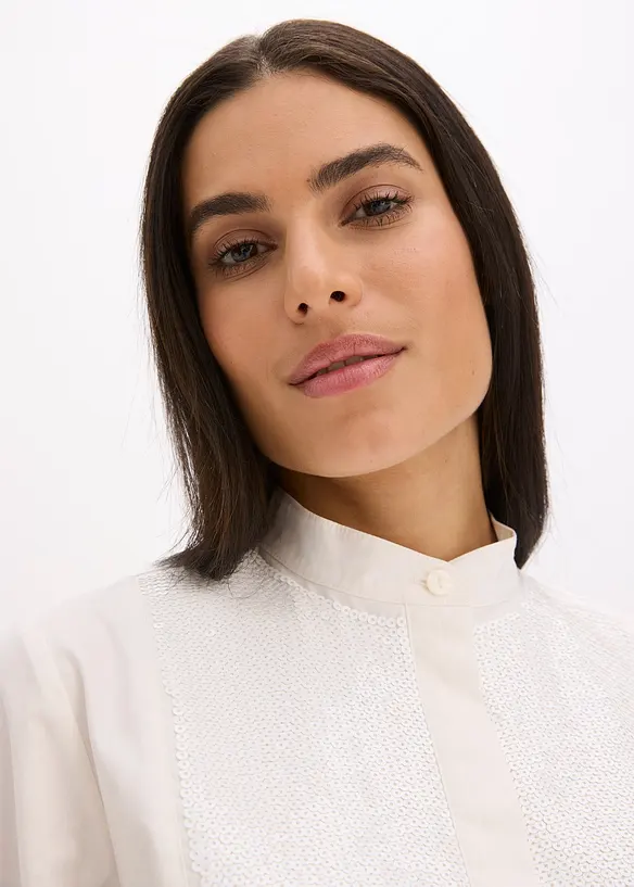 Tunika med paljetter, bonprix