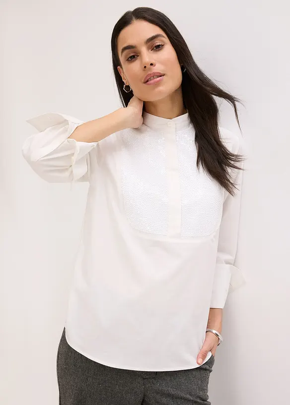 Tunika med paljetter, bonprix