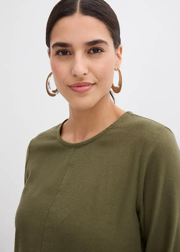 Kjole i 100% bomullsflanell, bonprix