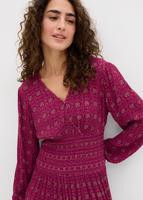 Minikjole i lett viskose, bonprix