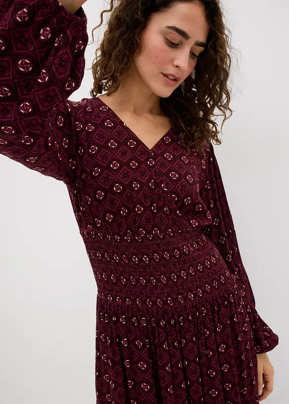 Minikjole i lett viskose, bonprix