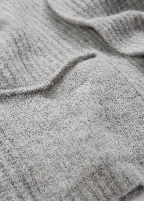 Grovstrikket  vest av alpakkaull, bonprix