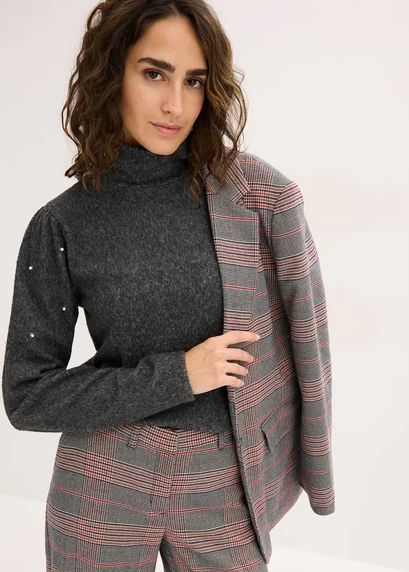 Fleecegenser i lett viskosemiks, bonprix