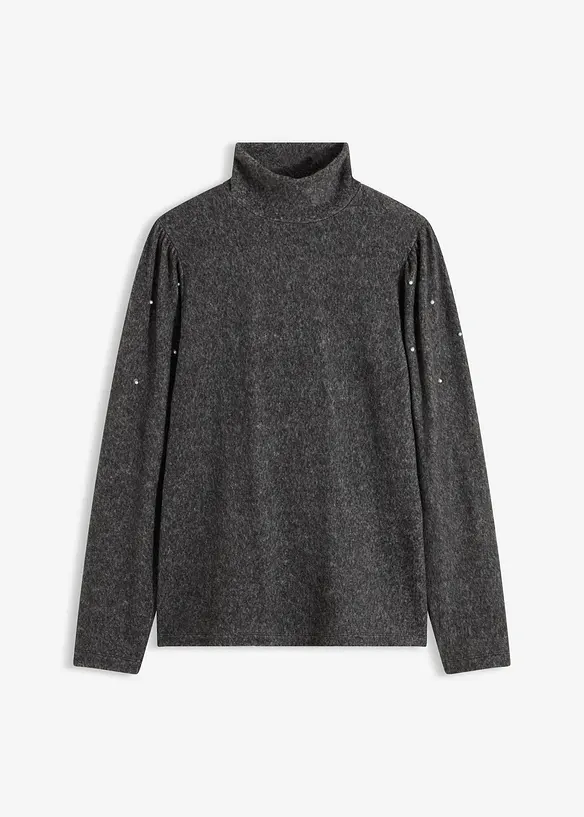 Fleecegenser i lett viskosemiks, bonprix