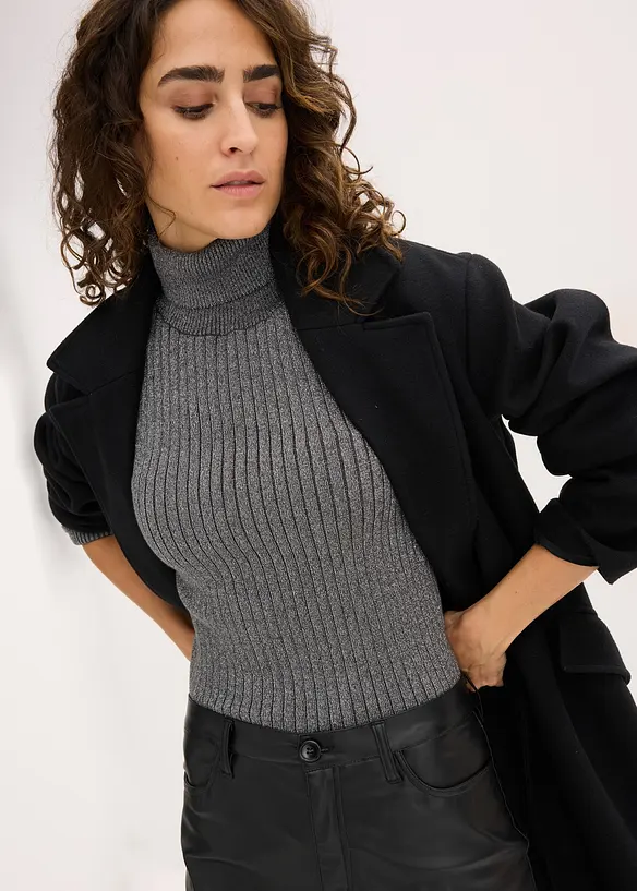 Ribbestrikket genser, bonprix