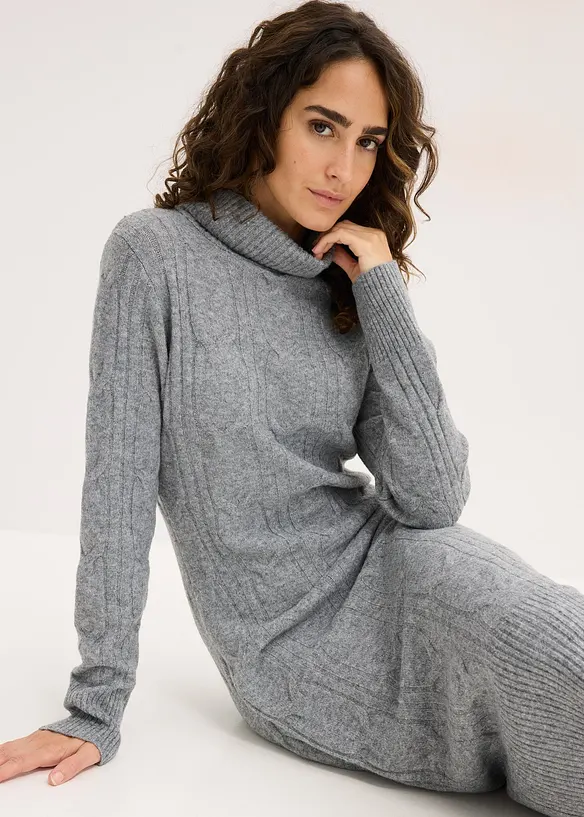 Strikket kjole, bonprix