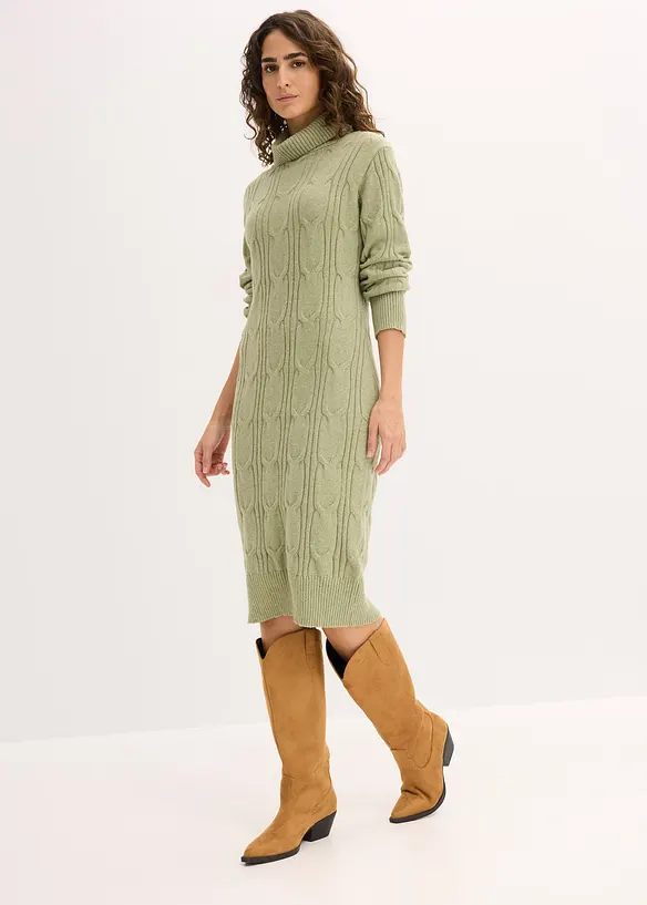 Strikket kjole, bonprix