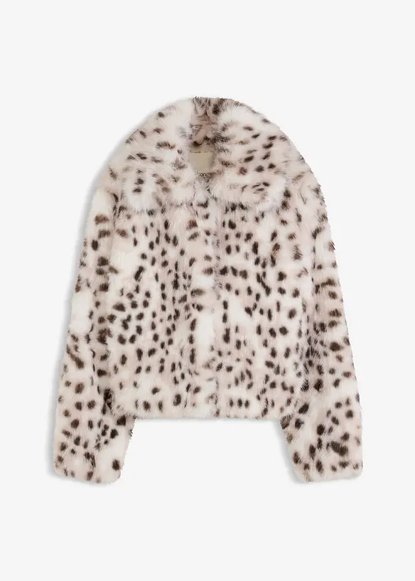 Jakke i fuskepels, bonprix