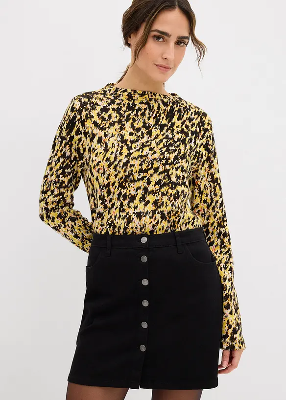 Figurn&aelig;r, strikket topp, bonprix
