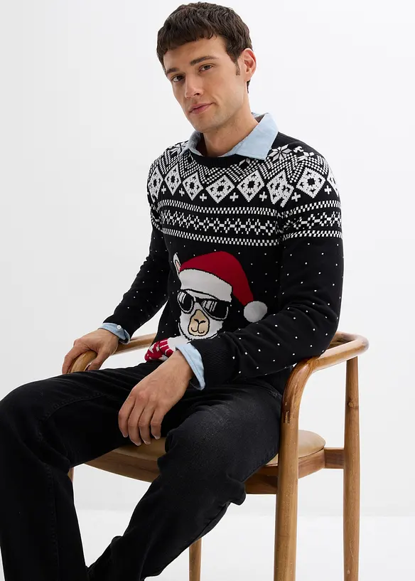 Julegenser med bomull, bonprix