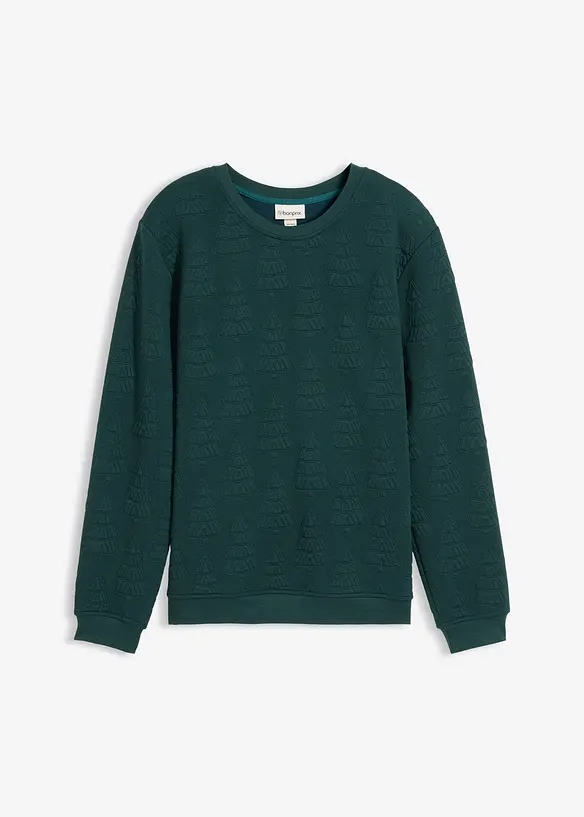 Julesweatshirt med juletremotiv, bonprix