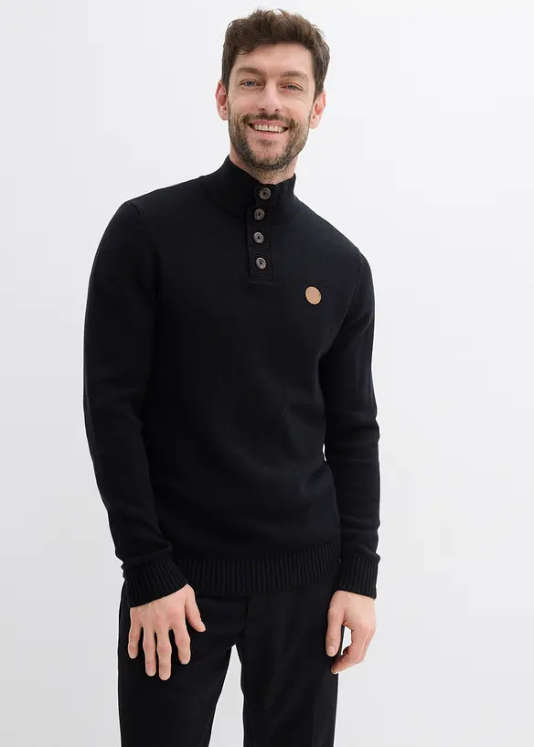 Genser i myk bomullsmiks, bonprix