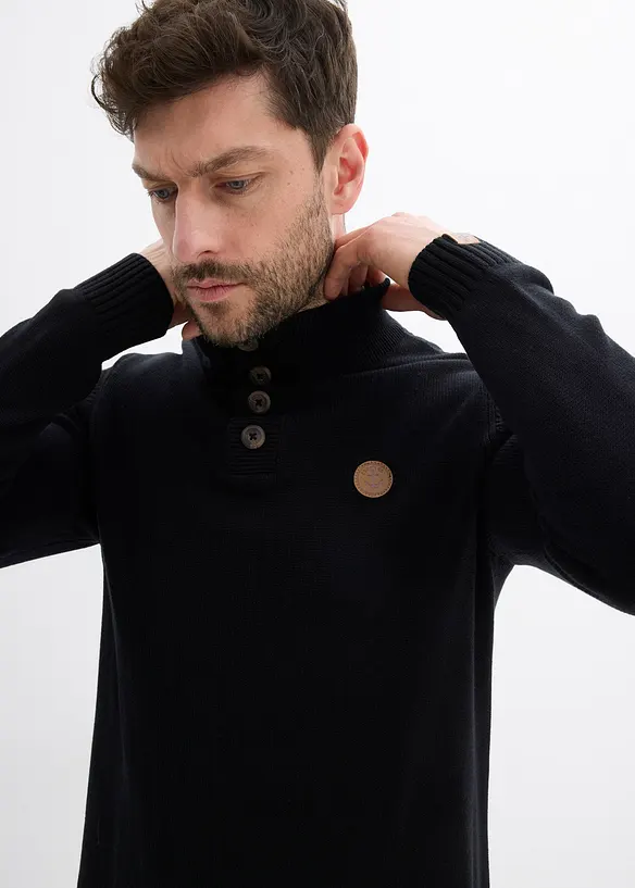 Genser i myk bomullsmiks, bonprix