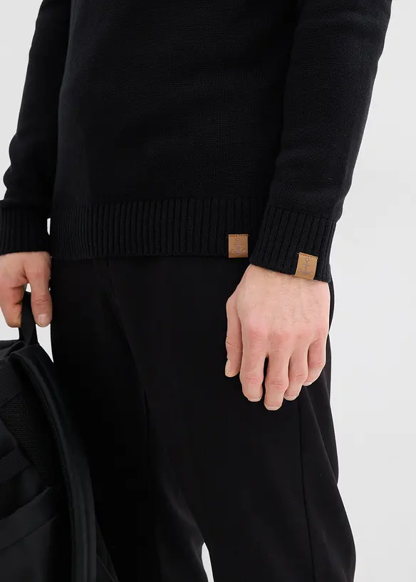 Genser i myk bomullsmiks, bonprix