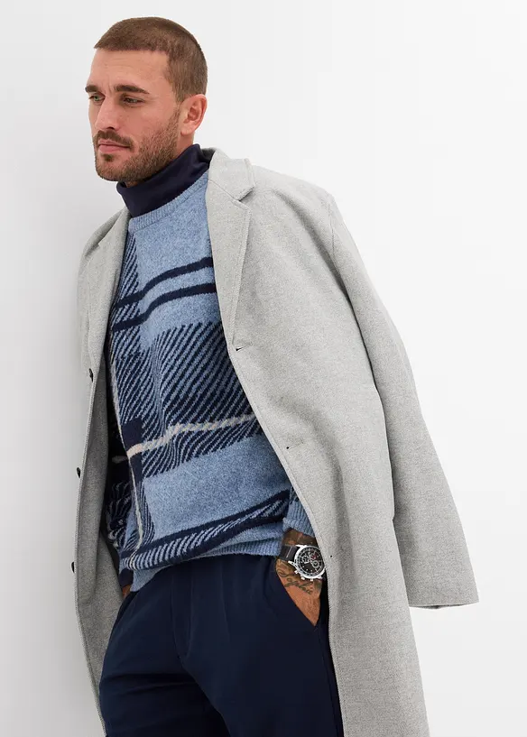 Genser med rutemønster, bonprix