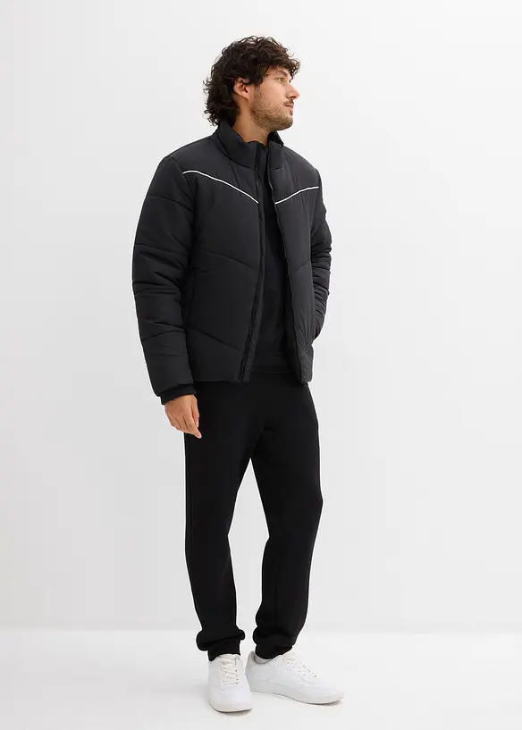 Vattert boblejakke, bonprix