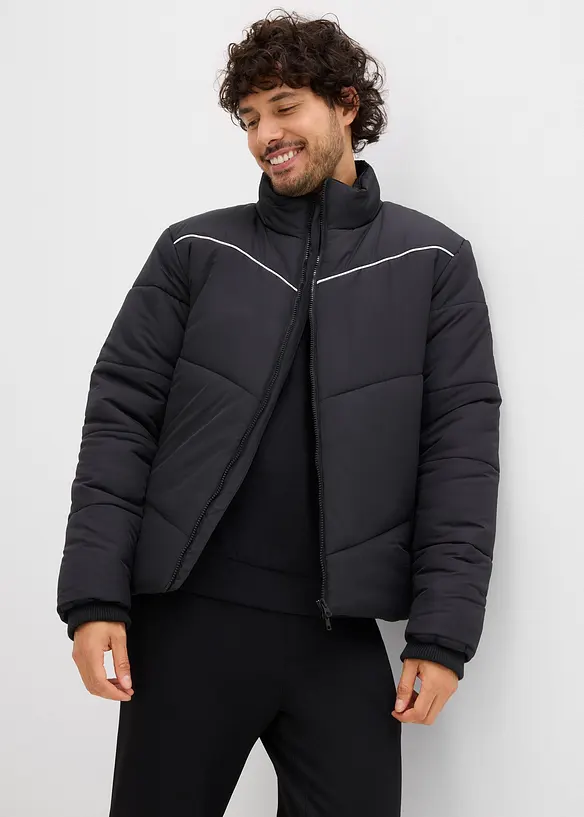 Vattert boblejakke, bonprix