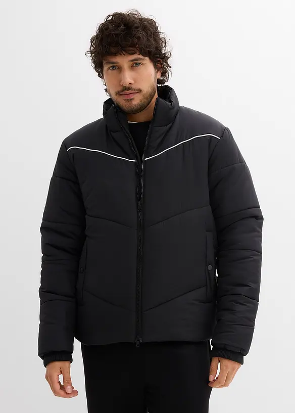 Vattert boblejakke, bonprix