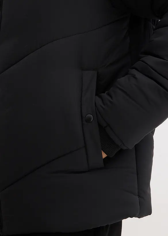 Vattert boblejakke, bonprix