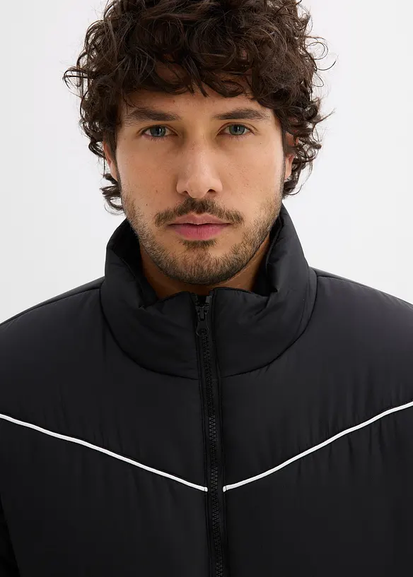 Vattert boblejakke, bonprix