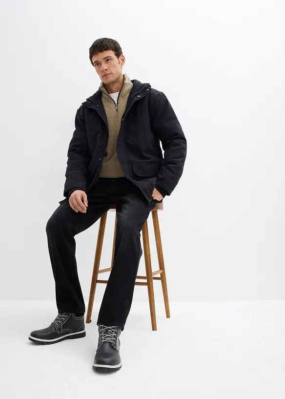 Vinterjakke i slitesterk kanvas, bonprix