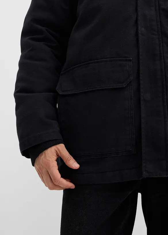 Vinterjakke i slitesterk kanvas, bonprix