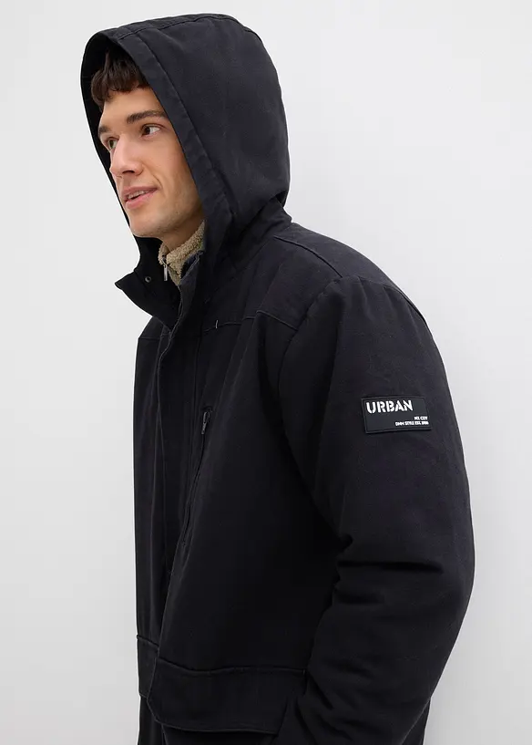 Vinterjakke i slitesterk kanvas, bonprix