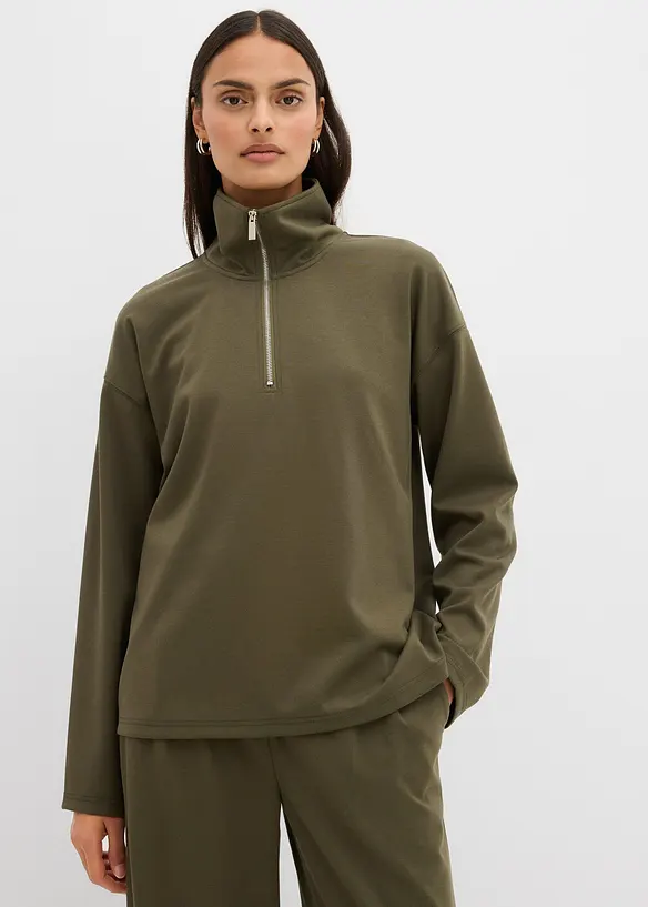 Troyer-genser av viskosemiks, bonprix